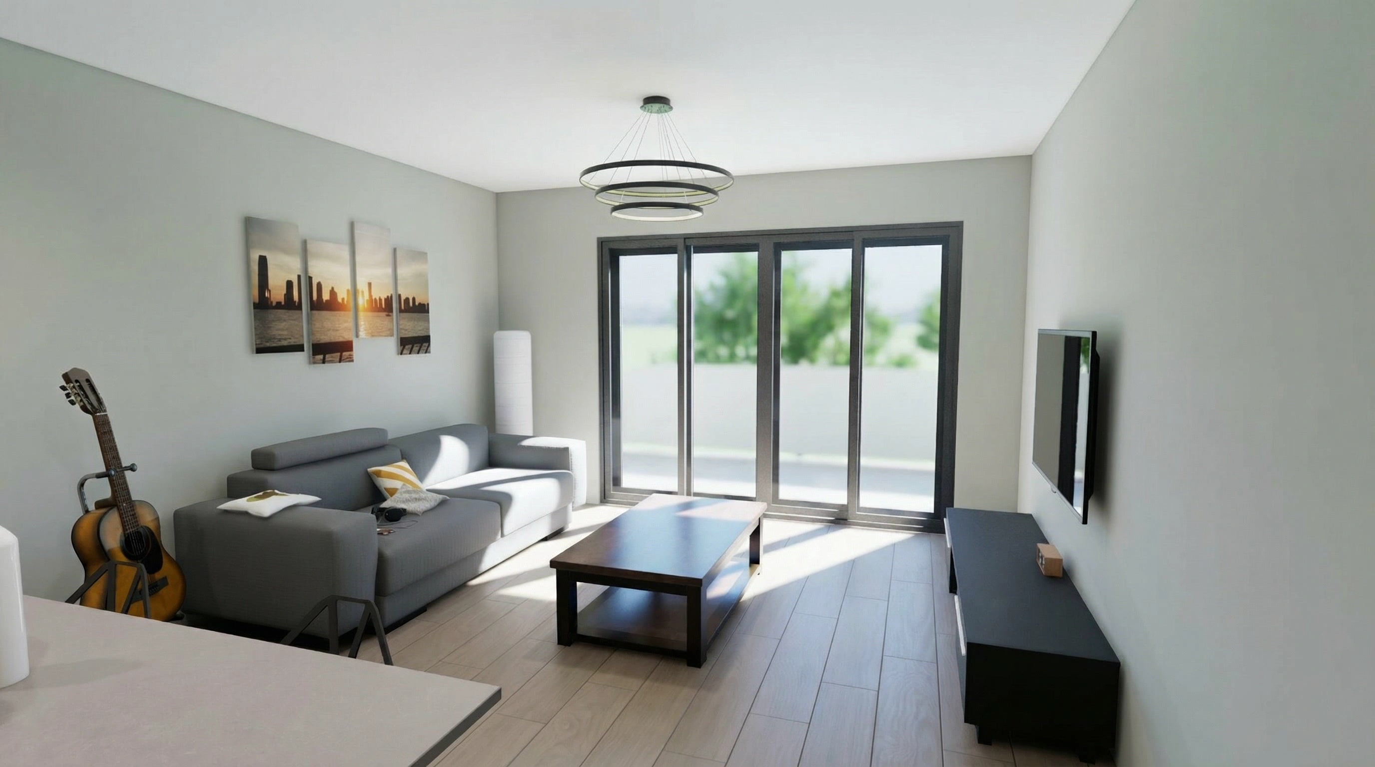 Projection d'appartement en 3D - aperçu