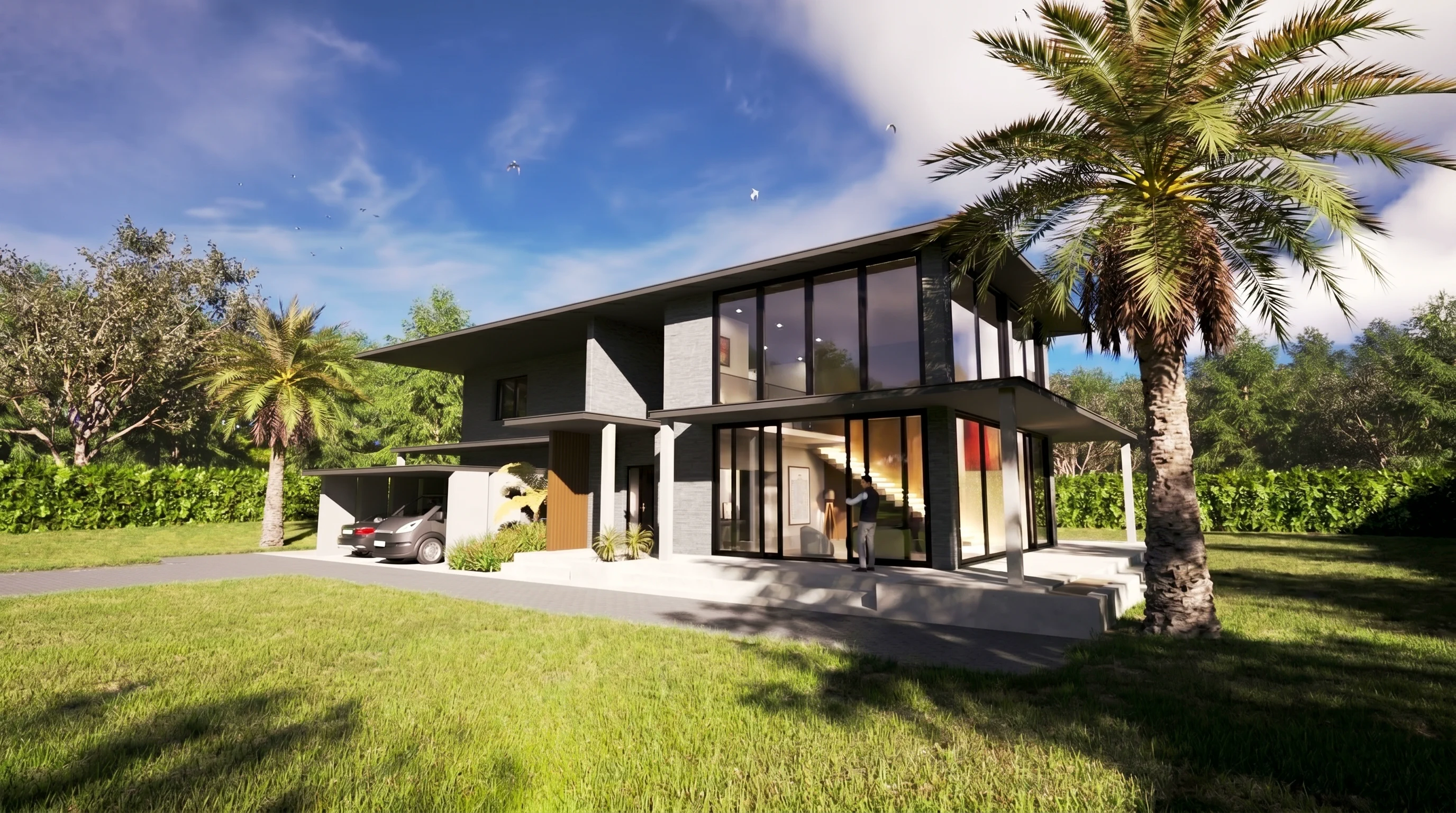 Projection immobilière en 3D - aperçu